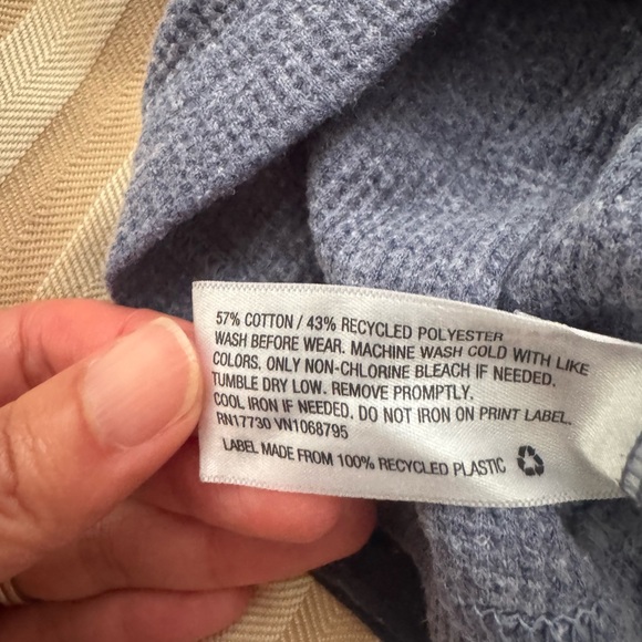 Cat & Jack Waffle Weave Shirt, Old Navy Collared Long Sleeve Shirt - Picture 6 of 11